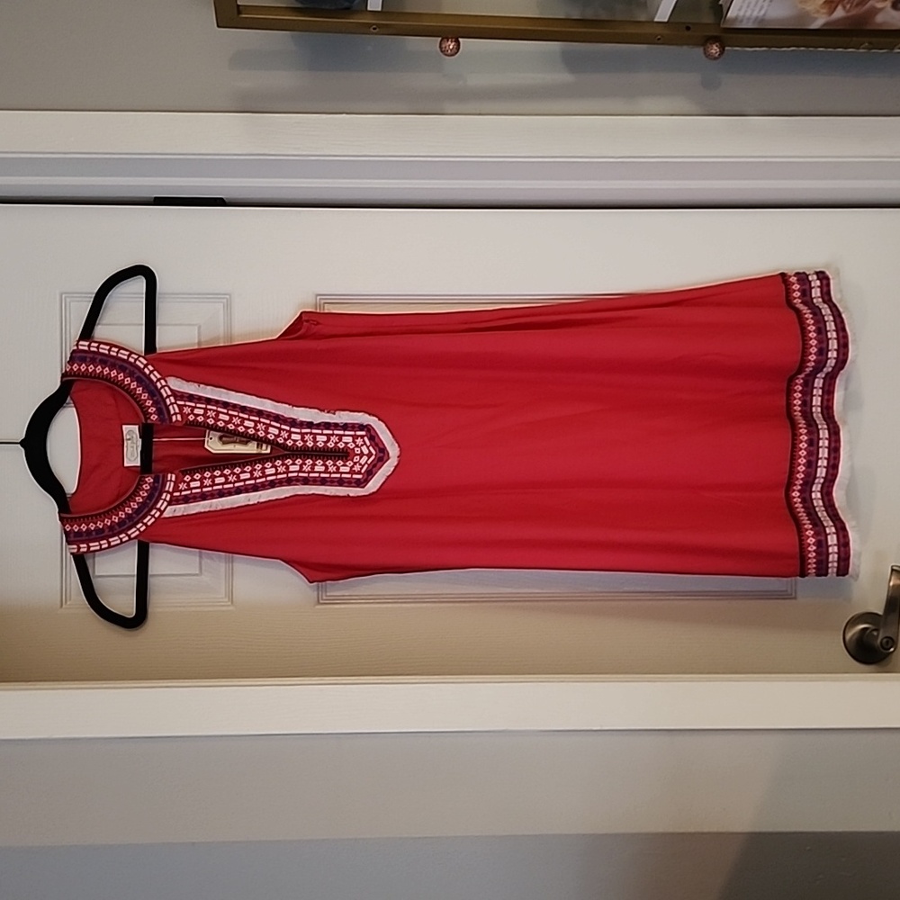 NWT Mud Pie women's embroidery detail dress - size L